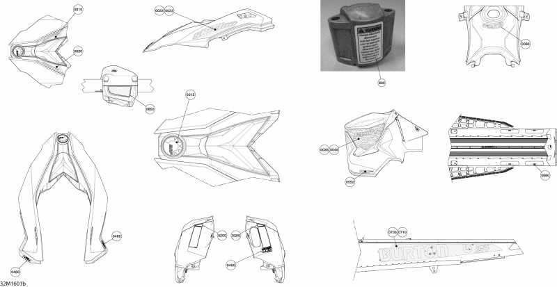ski-doo - Decals Package Burton