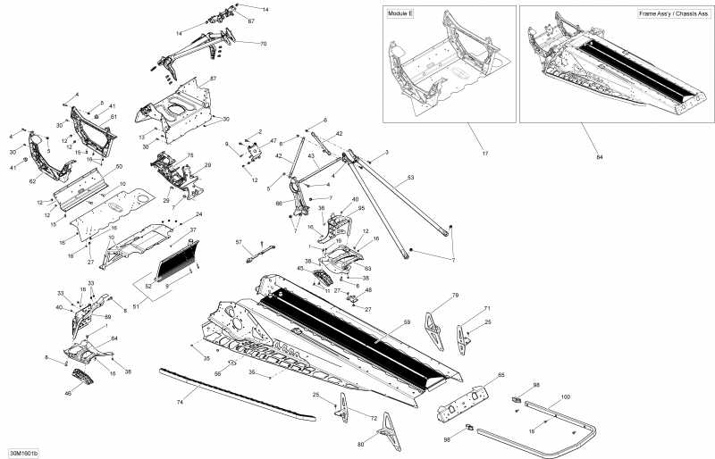 �������� BRP SkiDoo SUMMIT, 2016 - Frame Except Package Sport