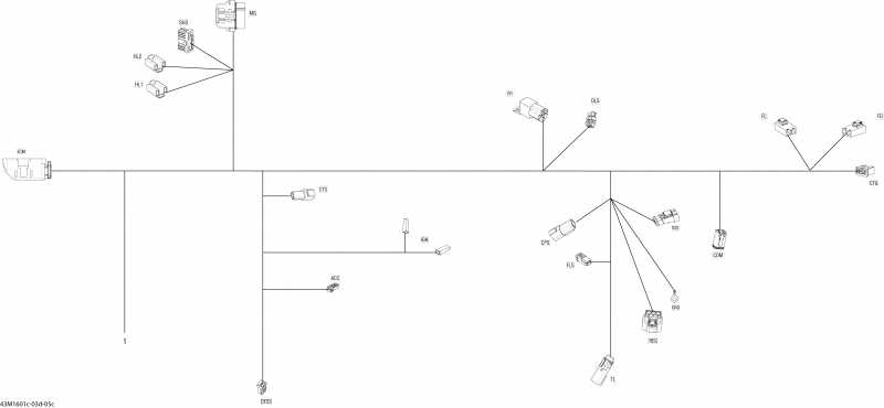  ski-doo SUMMIT, 2016  - Electrical Harness 600 Carb