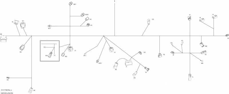 snowmobile Ski-doo  SUMMIT, 2016 - Electrical Harness 600ho Etec