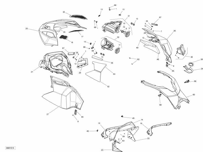 snowmobile SKIDOO - Hood