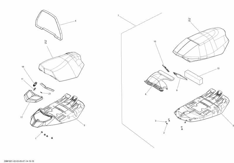 �������� Ski Doo - Seat