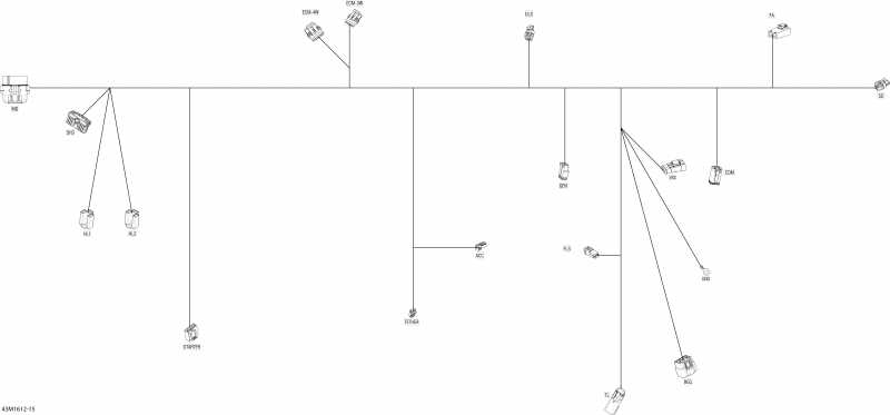  Skidoo  TUNDRA - LT-Sport_2-STROKE, 2016 - Electrical Harness