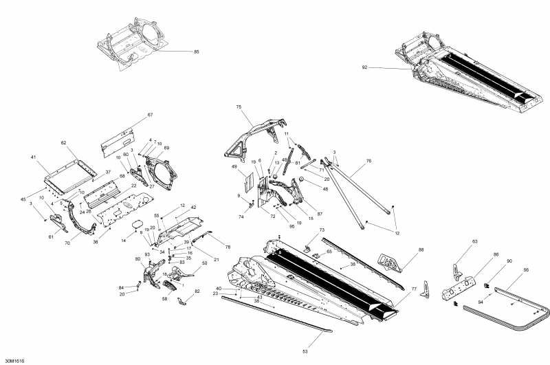  Skidoo TUNDRA - LT-Sport_4-STROKE, 2016  - Frame