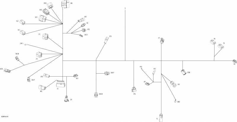 ski-doo TUNDRA - Xtreme, 2016 - Electrical Harness