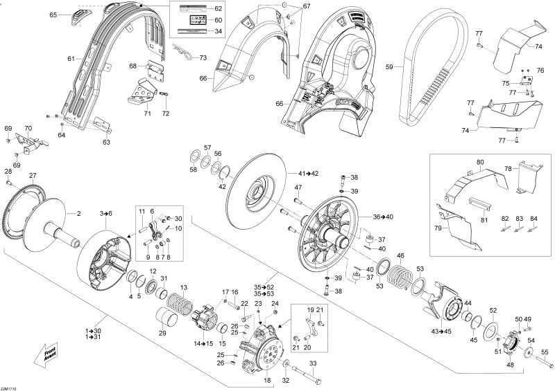 Skidoo EXPEDITION - 2-STROKE - LE-SE-XTREME, 2017  -  System