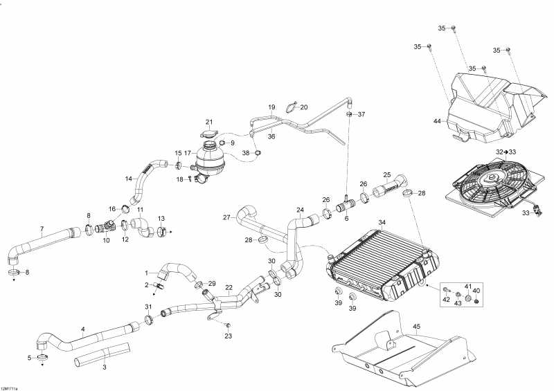  EXPEDITION - 4-STROKE - LE-SE, 2017 - Cooling System 900 Ace