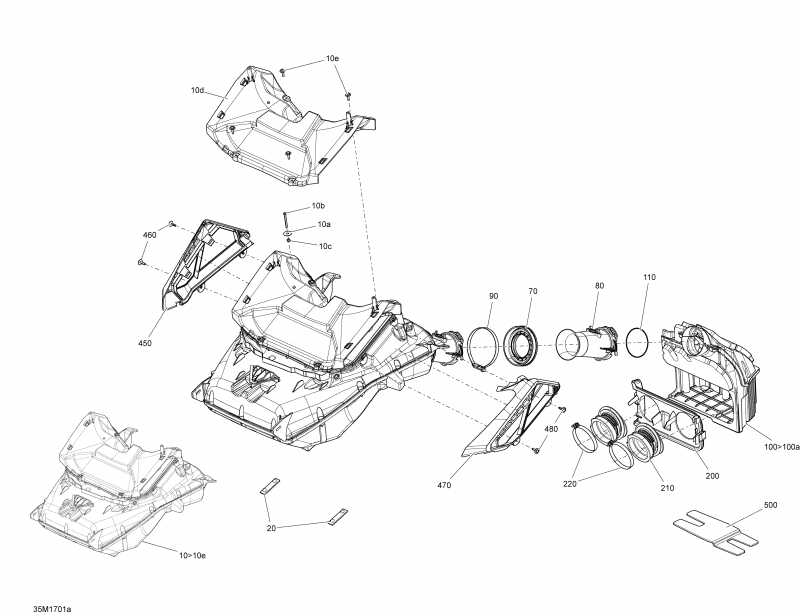  SkiDoo FREERIDE, 2017  - Air   System All Models