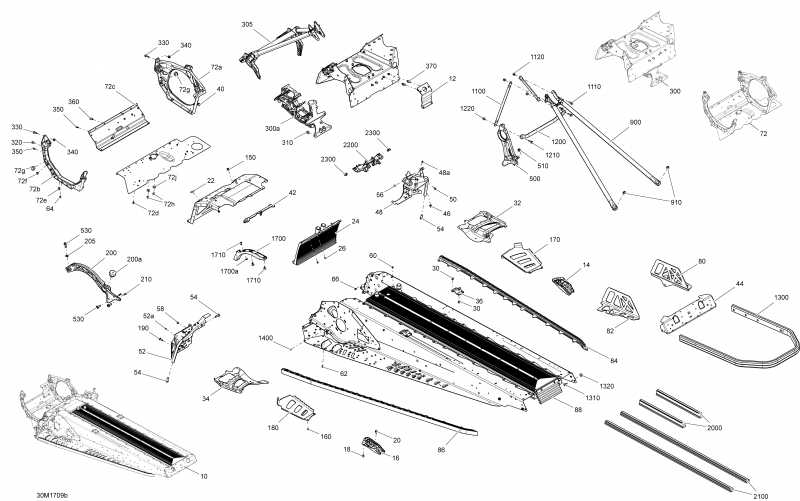 �������� Skidoo GRAND TOURING - 4-STROKE, 2017 ������ - Frame 1200 4-tec