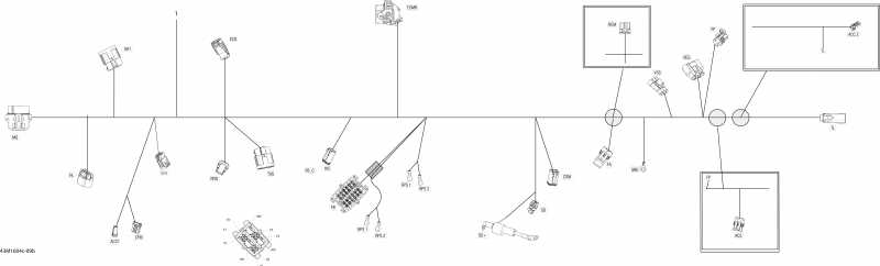  SKIDOO GRAND TOURING - 4-STROKE, 2017  - Electrical Harness 1200 4-tec, Package Enduro