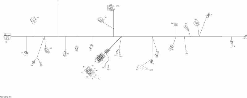  Ski-doo - Electrical Harness 900 Ace, Package Enduro