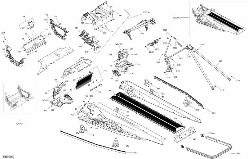 snowmobile SKIDOO MXZ - 2-STROKE - 600 CARB_600HO E-TEC_800R E-TEC, 2017  -  137