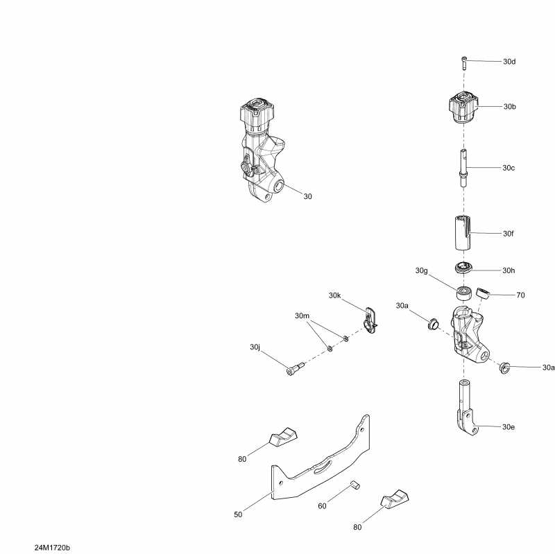 �������� Skidoo MXZ - 2-STROKE - 850 E-TEC, 2017 ������ - Pilot Ts Adjustable Skis