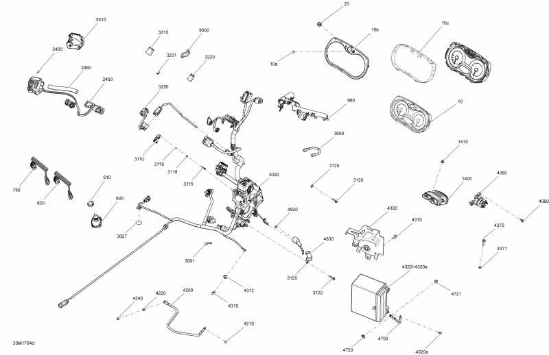 ��������  MXZ - 4-STROKE, 2017 - Electrical System 1200 4-tec