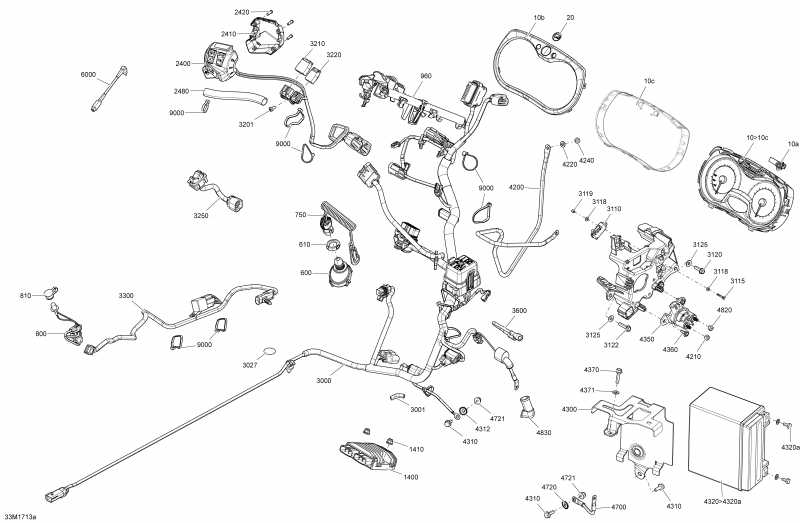 snowmobile   MXZ - 4-STROKE, 2017 - Electrical System 900 Ace
