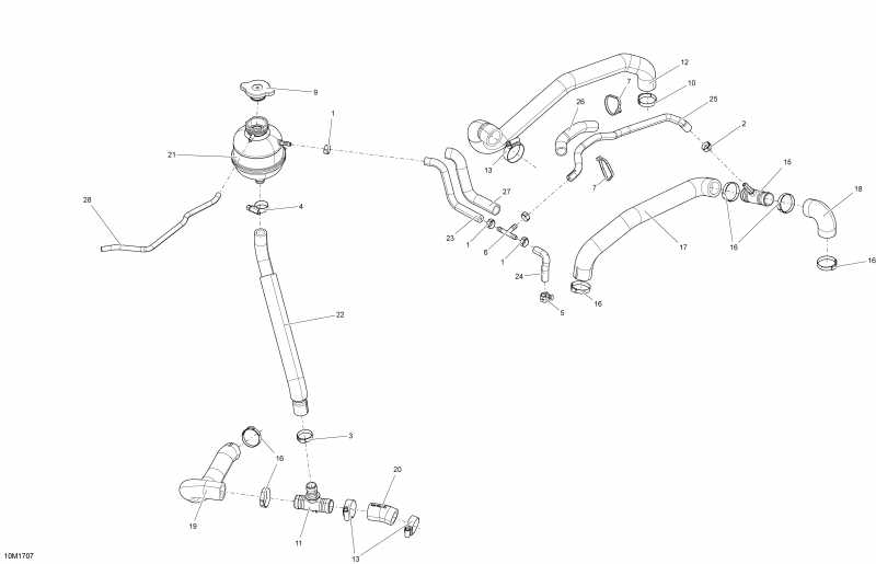 snowmobile Skidoo - Cooling System