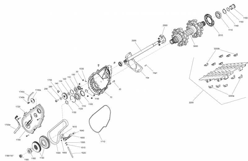 BRP SkiDoo MXZ 600 RS, 2017 ������ - Drive System
