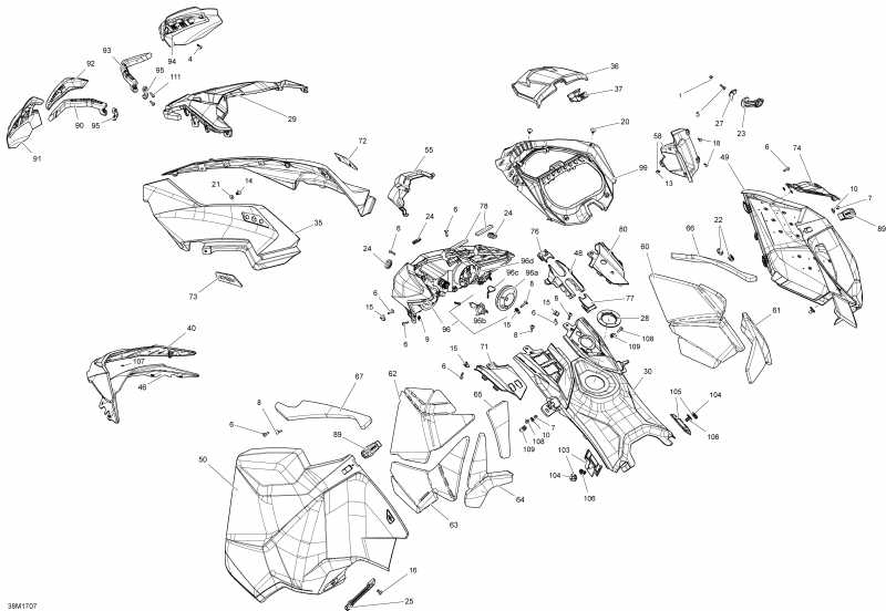   MXZ 600 RS, 2017 - Hood