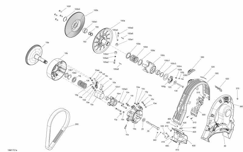  Skidoo - Pulley System 600 Carb