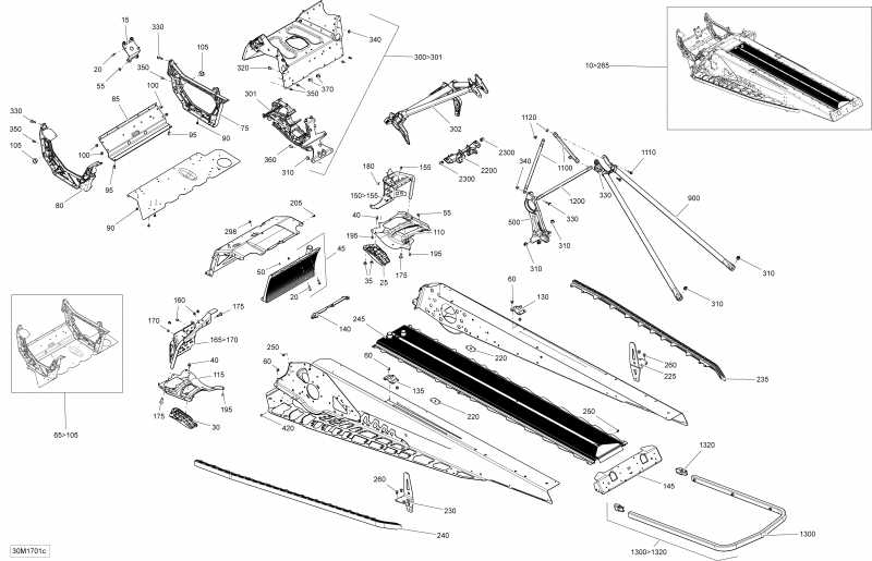 snowmobile SKIDOO RENEGADE - 2-STROKE - 600 CARB_600HO E-TEC_800R E-TEC, 2017  -  146
