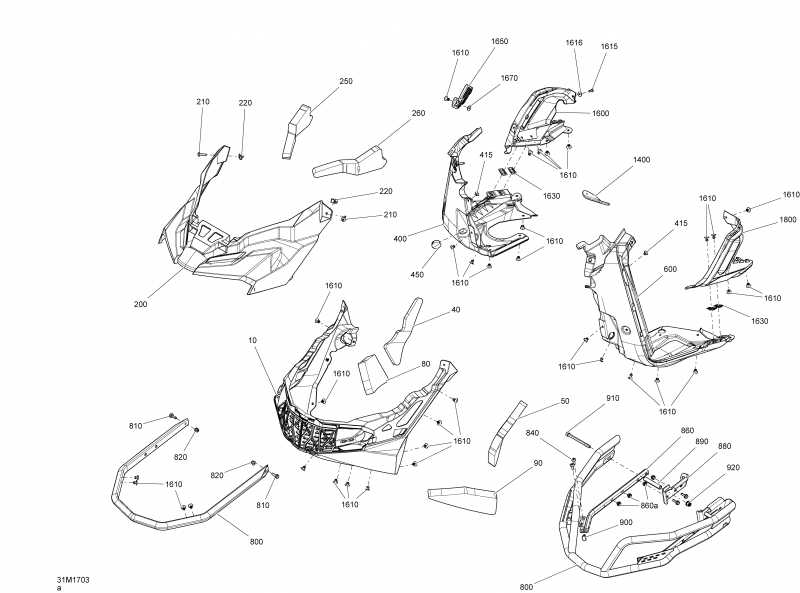 SKIDOO - Bottom Pan All Models