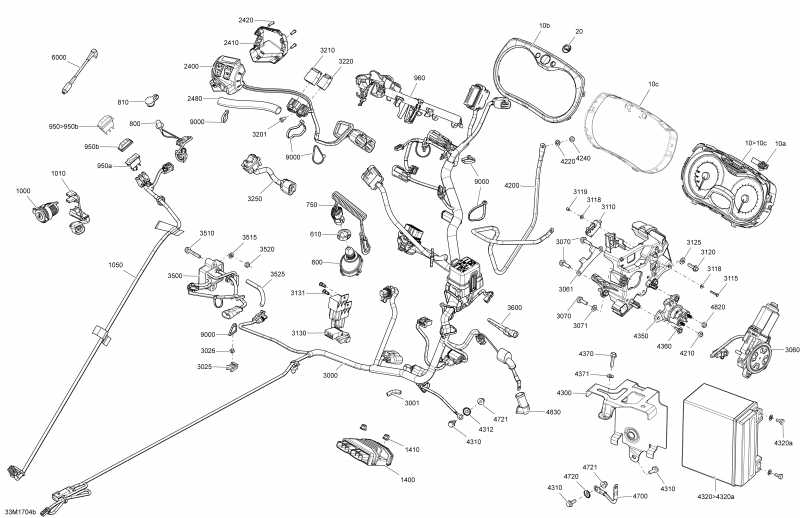 snowmobile Ski Doo RENEGADE - 4-STROKE, 2017 - Electrical System Package Enduro 900 Ace
