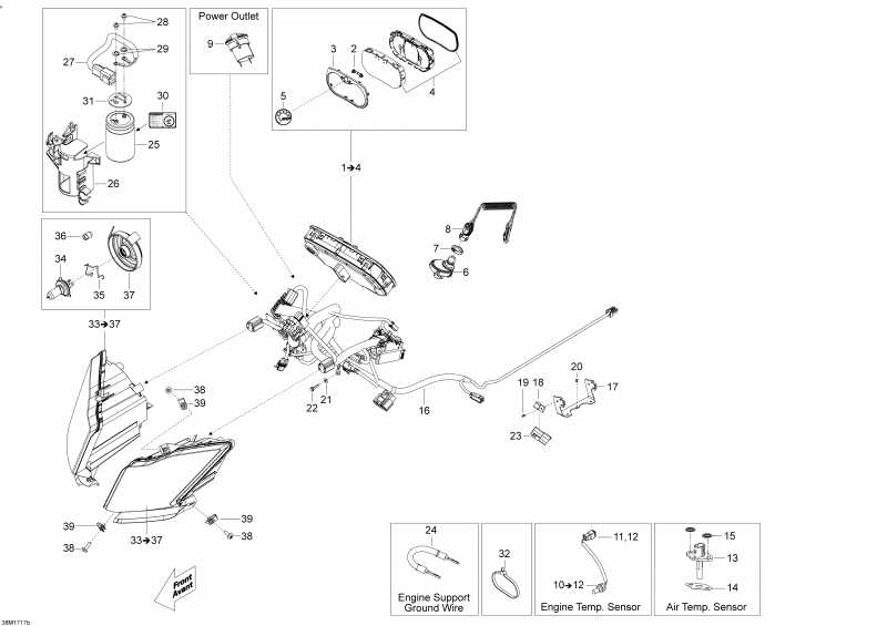 ski-doo  SKANDIC - 2-STROKE - WT-SWT, 2017 - Electrical System 600ho E-tec
