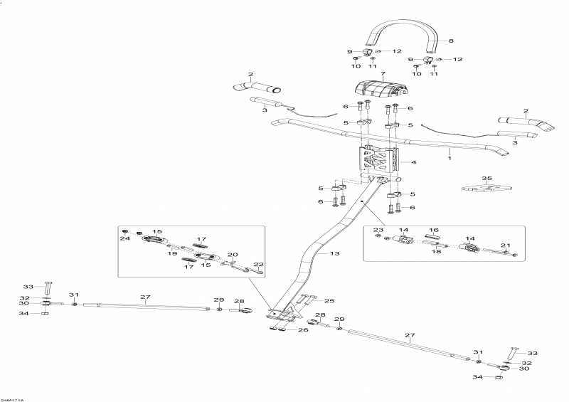 �������� SkiDoo ����������� SKANDIC - 4-STROKE - WT-SWT, 2017 - Steering