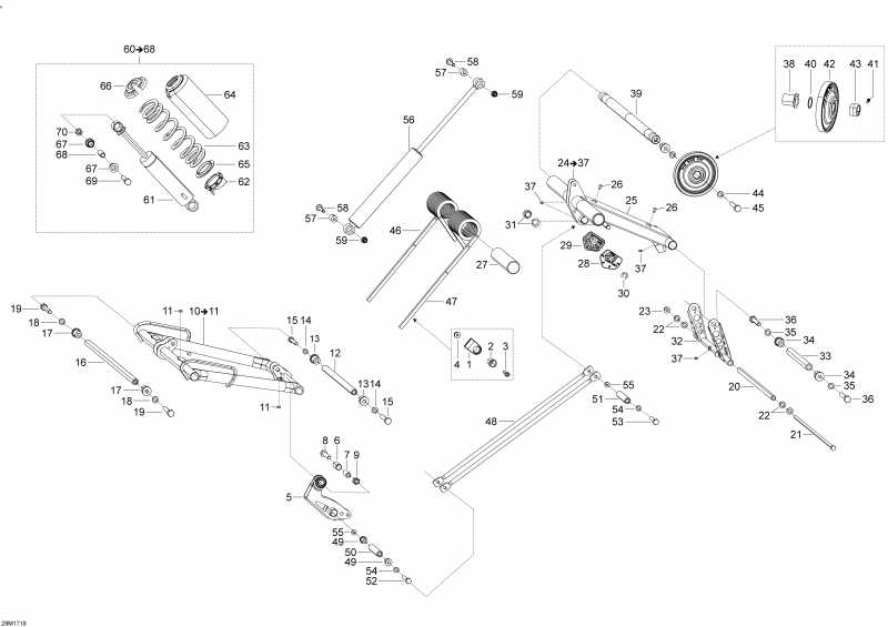  Skidoo - Rear Suspension B