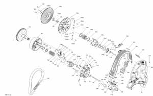 05-  System - 600 Carb (05- Pulley System - 600 Carb)