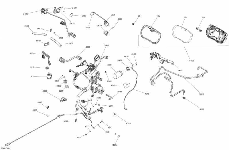 snowmobile   SUMMIT - 600 Carb_600HO E-TEC_800R E-TEC, 2017 - Electrical System With Manual Start