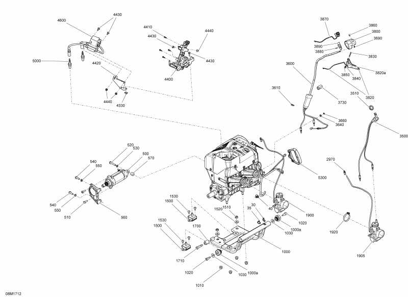 snowmobile BRP SkiDoo - Engine All Models