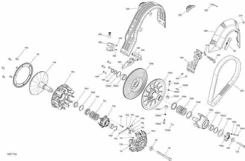 snowmobile BRP SkiDoo - Pulley System All Models
