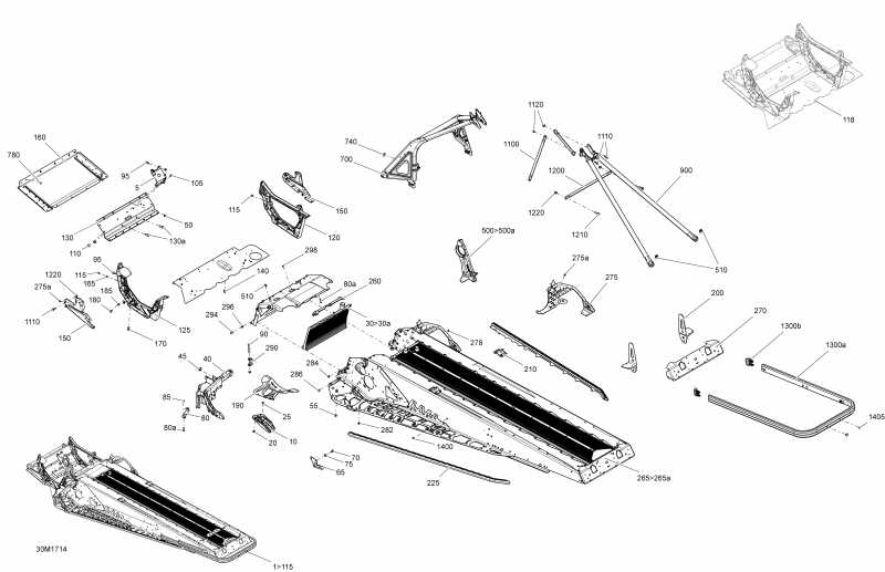 snowmobile Ski-doo TUNDRA - 2-STROKE - XTREME, 2017 - Frame All Models