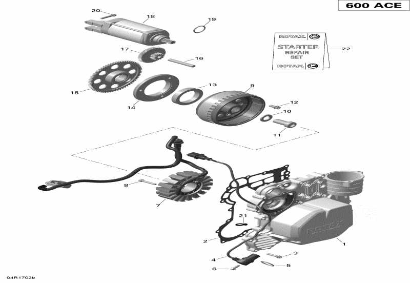 ��������  ����������� TUNDRA - 4-STROKE - LT-SPORT, 2017 - Magneto And Electric Starter 600 Ace