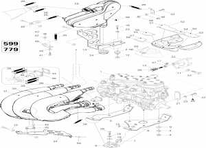 01-    Sport 599 (01- Engine And Engine Support 599)