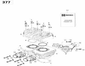 01-     377 (01- Cylinder And Exhaust Manifold 377)