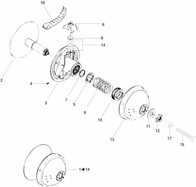 snowmobile  ����������� Formula S, 1996 - Drive Pulley 377
