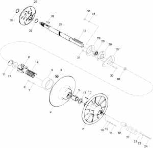 05-   mula S, Sl (05- Driven Pulley Formula S, Sl)