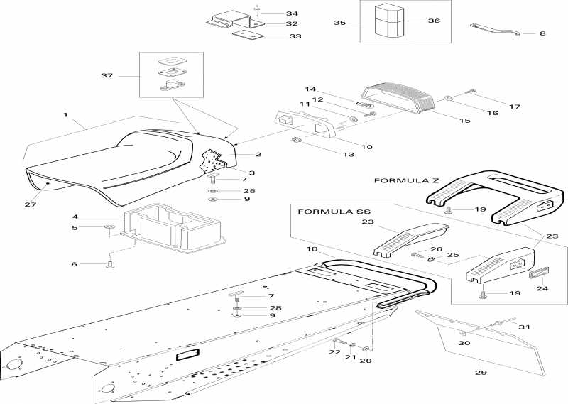  Skidoo - Seat Formula Ss