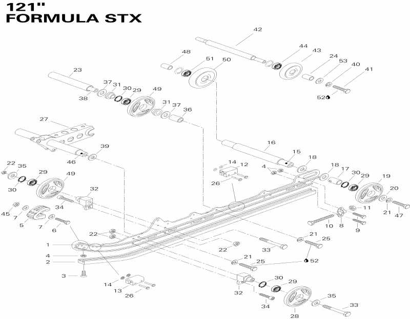   Formula STX, 1996 - Rear Suspension Stx
