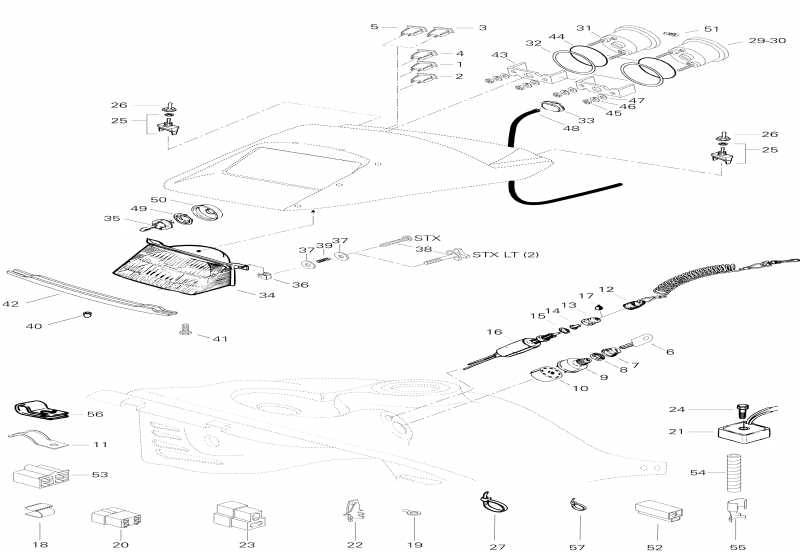  Ski-doo Formula STX, 1996 - Electrical System Stx
