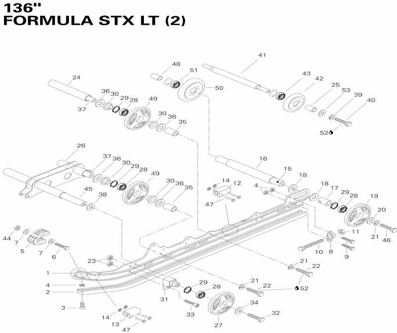  Ski-doo  Formula STX LT(2), 1996 -   Stx Lt