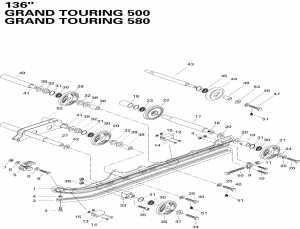 08-   500, 580 (08- Rear Suspension 500, 580)