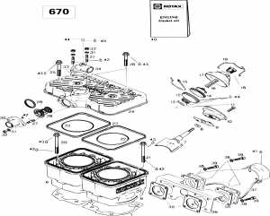 01-     670se (01- Cylinder And Exhaust Manifold 670se)