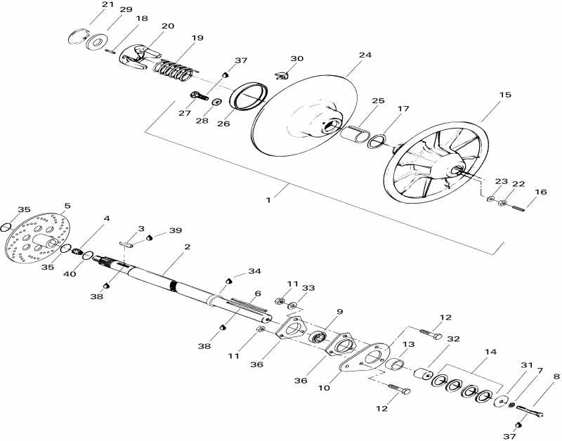    Grand Touring 670SE, 1996 - Driven Pulley 670se