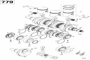 01-    779 (01- Crankshaft And Pistons 779)