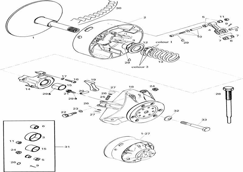   MX Z 440, 1996 - Drive Pulley 440