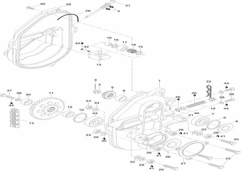 �������� Ski-doo MX Z 440, 1996 - Transmission 440