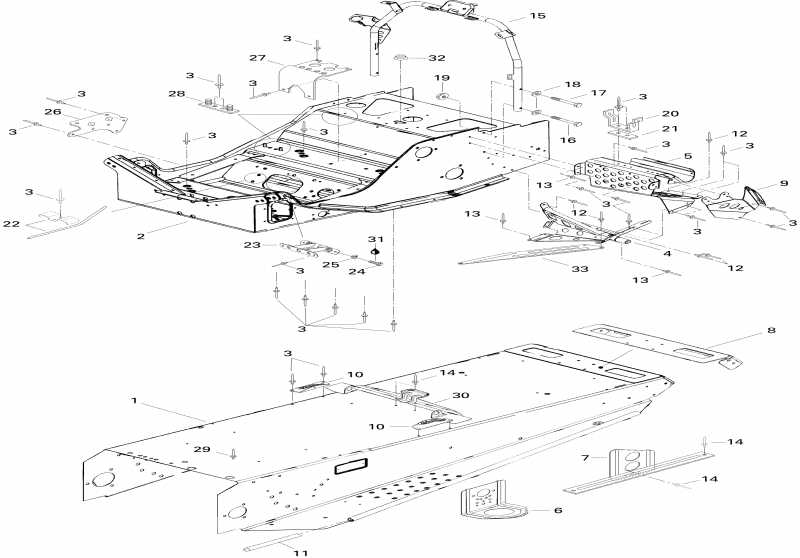  Skidoo - Frame And Components 440